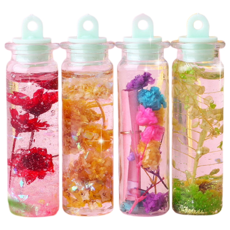 Shangmei Beibei Children's Toy Floral Fairy Handmade DIY Creative Magic Bottle Wind Chime Pendant Toy Gift for Boys and Girls Children's Day