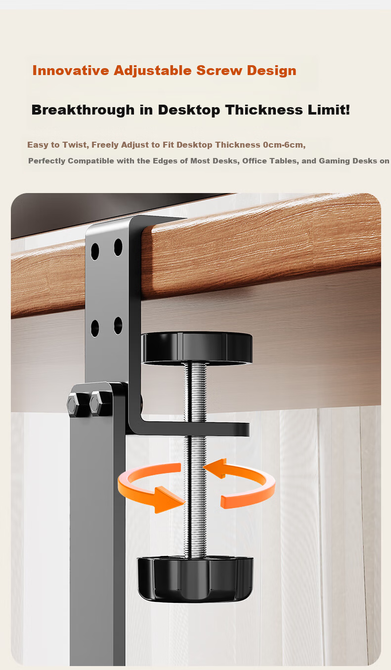 Behind the Scenes Hero TV Accessories Large Black Desktop Cable Organizer Rack No-Drill Cable Management Box for Data Cables and Power Strips 7