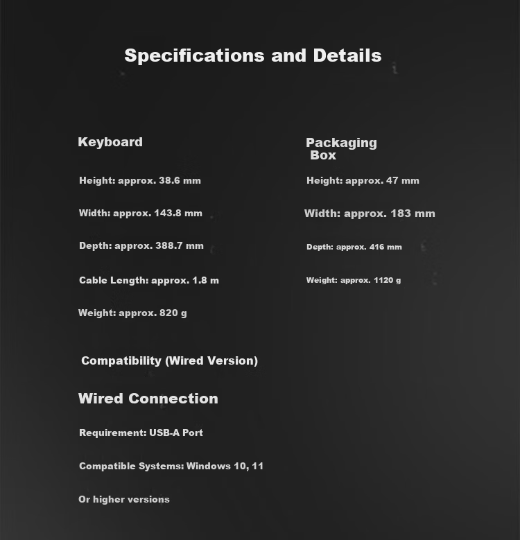 Logitech K848 Wired Keyboard 2026 Edition - Wired Connection - Black - Crystal Switch - Non-Silent - 97 Keys 11