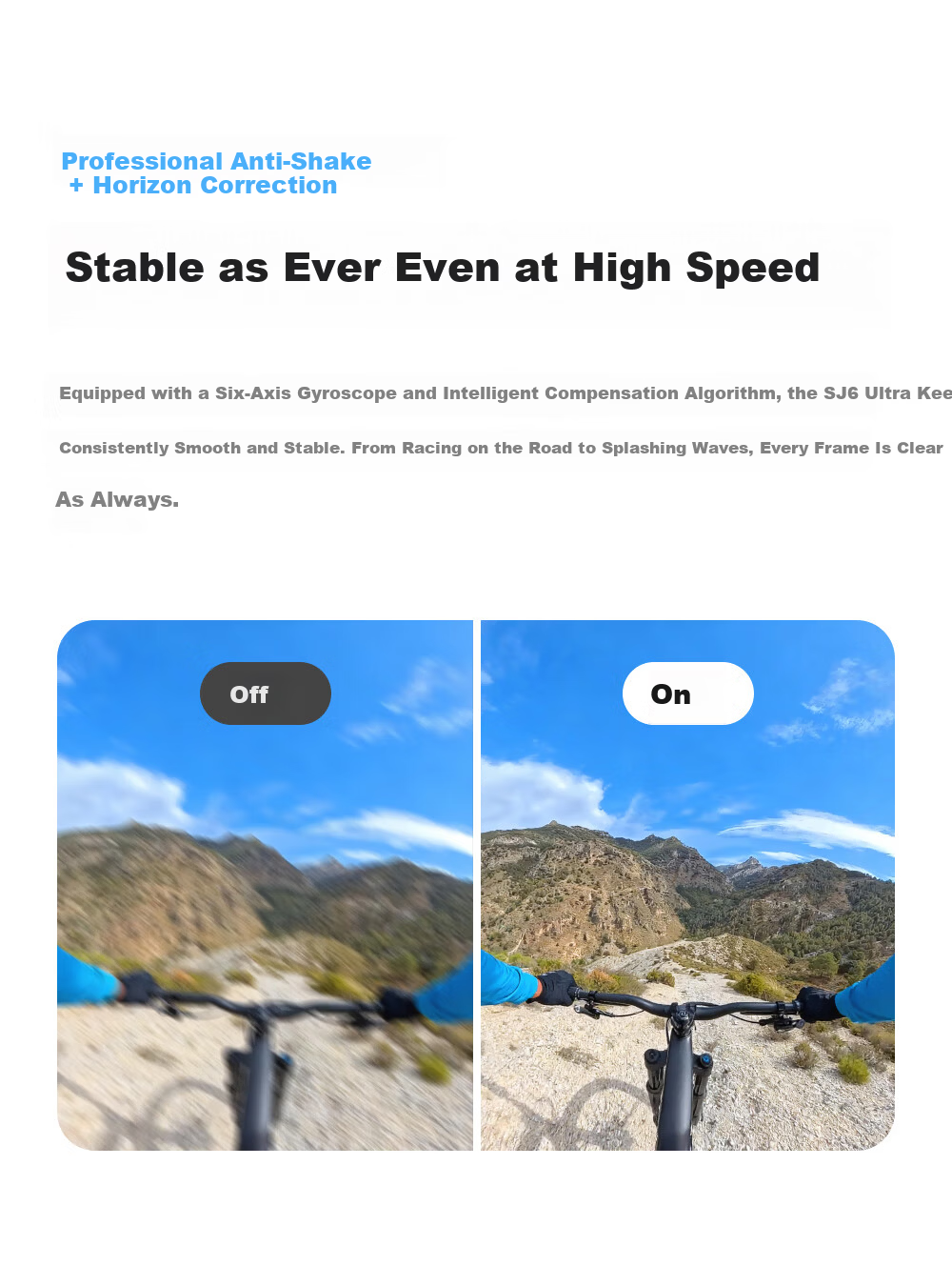 SJCAM SJ6 Ultra 4K Vertical Shooting Action Camera Horizon Stabilization Voice Control Motorcycle DVR Fishing Outdoor First-Person Pre-Recording Vlog 32GB 6