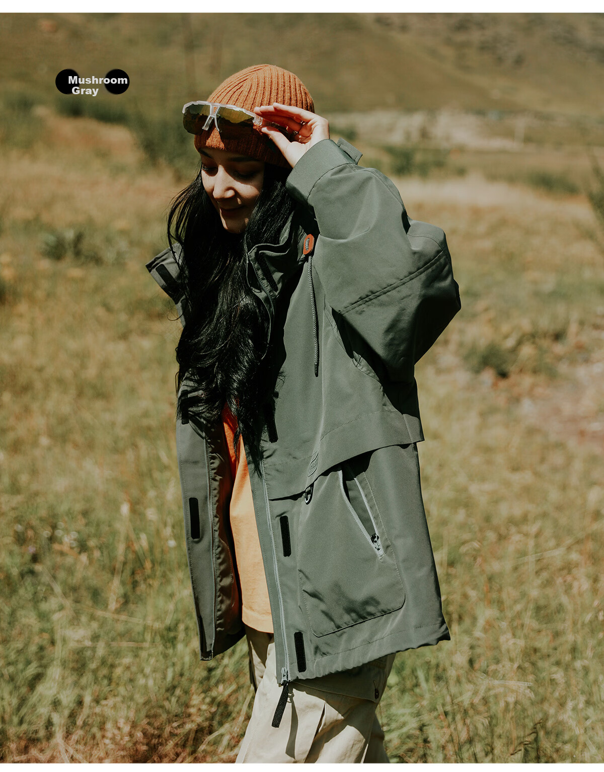 OUTDOOR PRODUCTS [Huangmeirou] Functional Three-In Fleece Jacket for Women, Windproof Coat, Xuanyi Purple 23