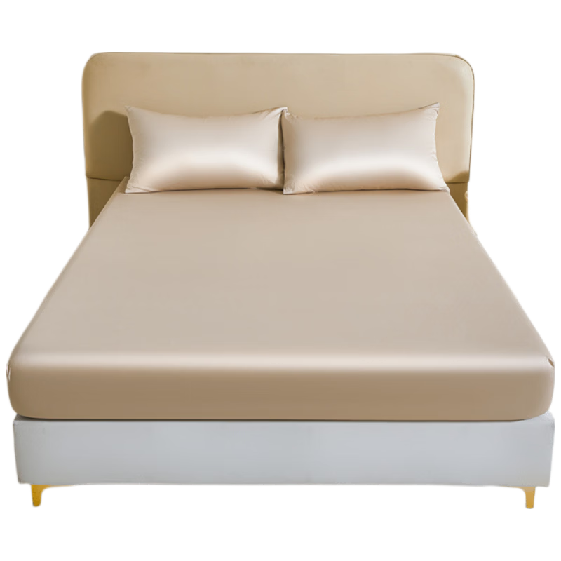 MUJI A-Class 60s 100% Cotton Fitted Sheet Single Piece Pure Cotton Bed Cover Full Wrap Mattress Protector 180*200cm