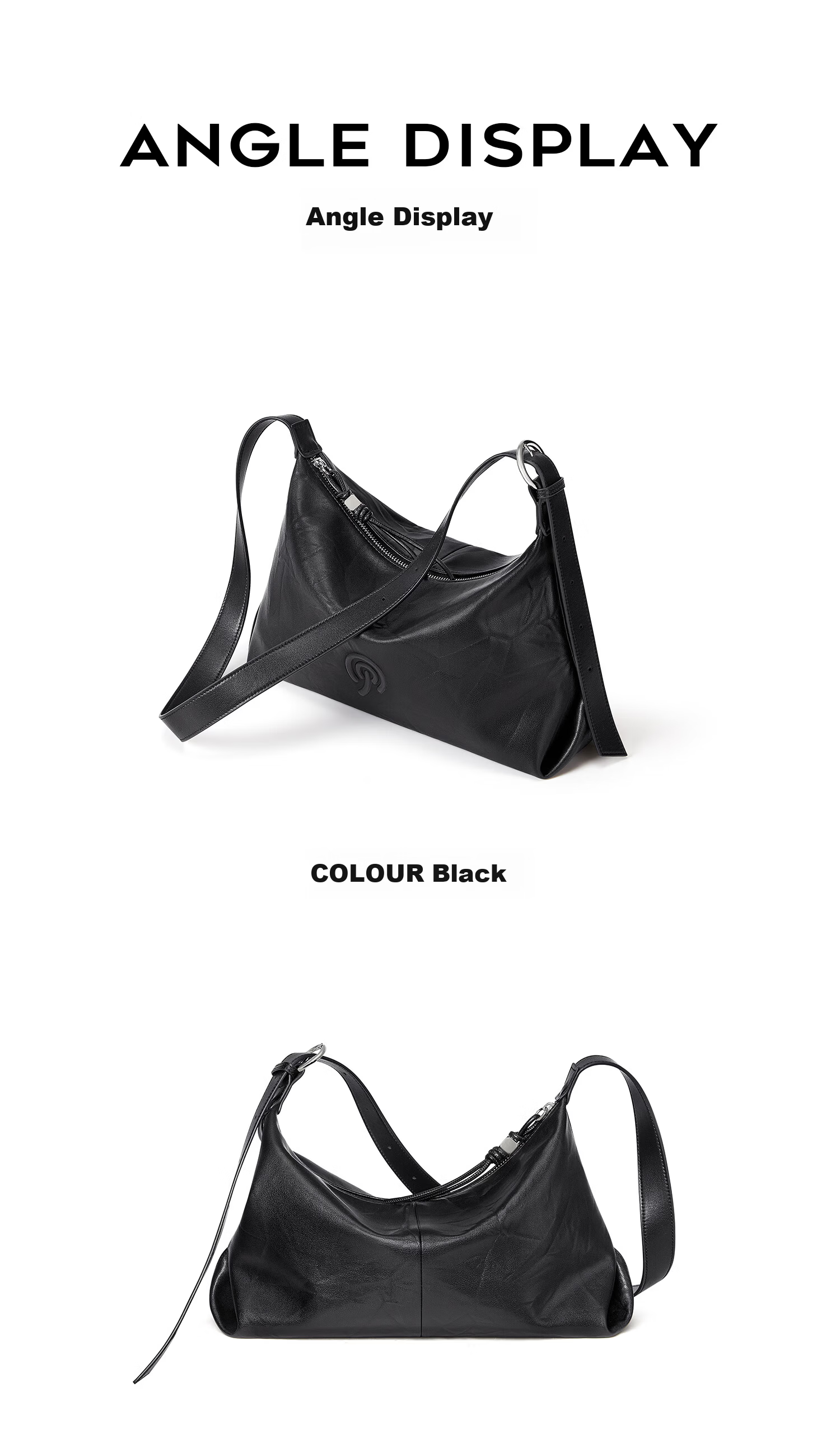 Cnoles Chuixing Women's Bag 2026 New Small Niche High-End Large Capacity Relaxed Hobo Shoulder Crossbody Bag 21