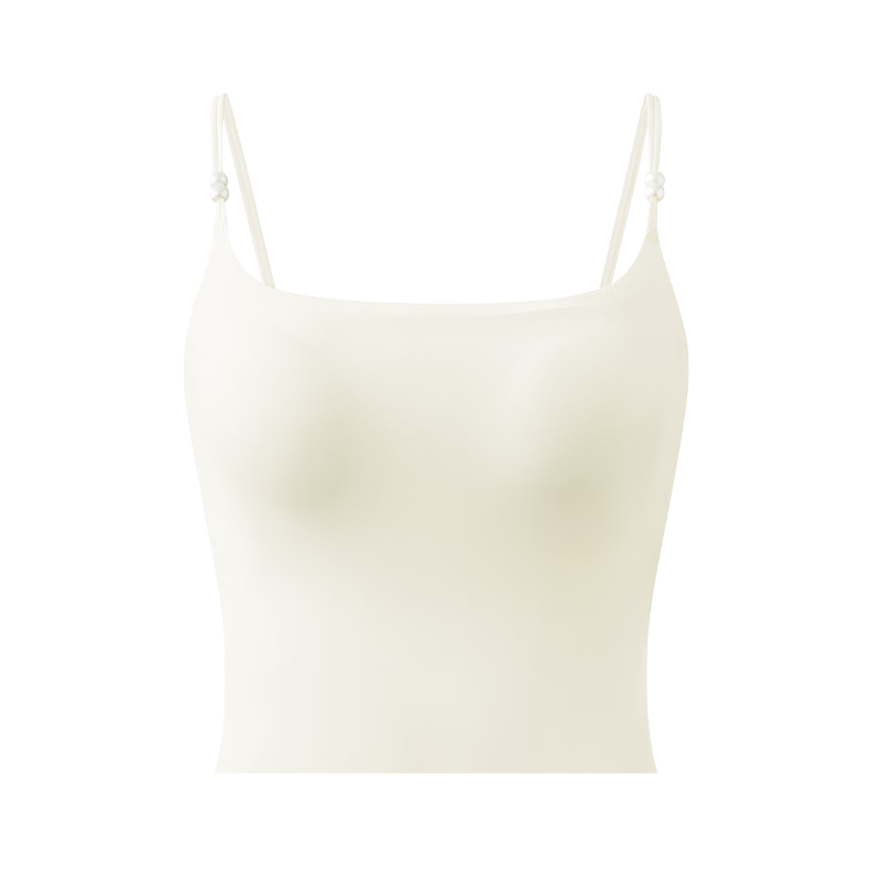 Herbal Original Color Camisole Women's Bra with Padding 2026 Spring Summer New Back Beauty Integrated Base Layer Outerwear