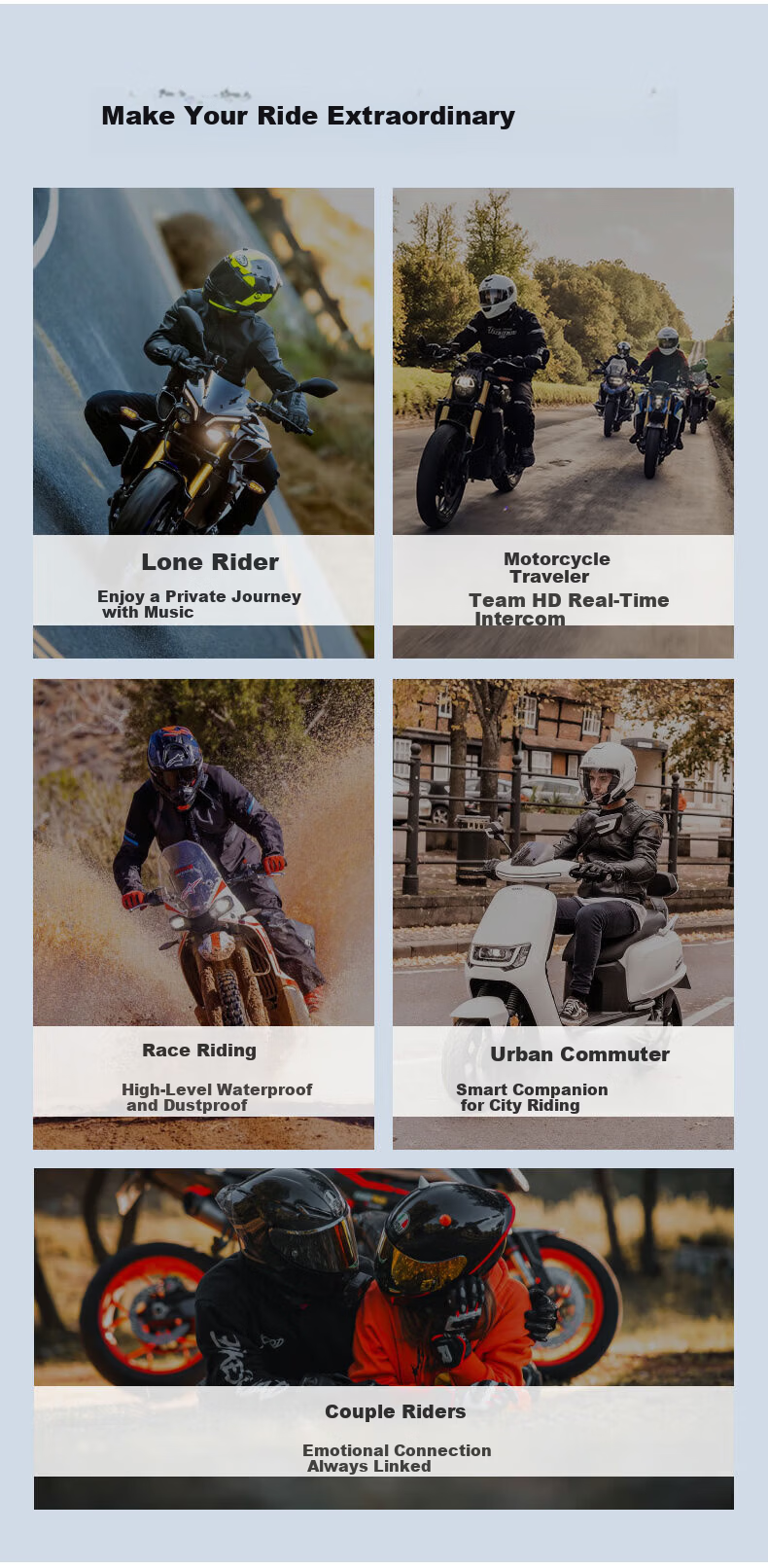 CARDO Motorcycle Helmet Bluetooth Headset Original Box Cross-Brand Intercom JBL Sound Cardo Edge 3