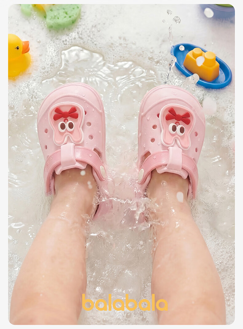 Balabala Kids Summer Sandals Boys Girls Hole Shoes Toddler Sports Outdoor Beach Sandals Baby Kindergarten Hole Shoes 13
