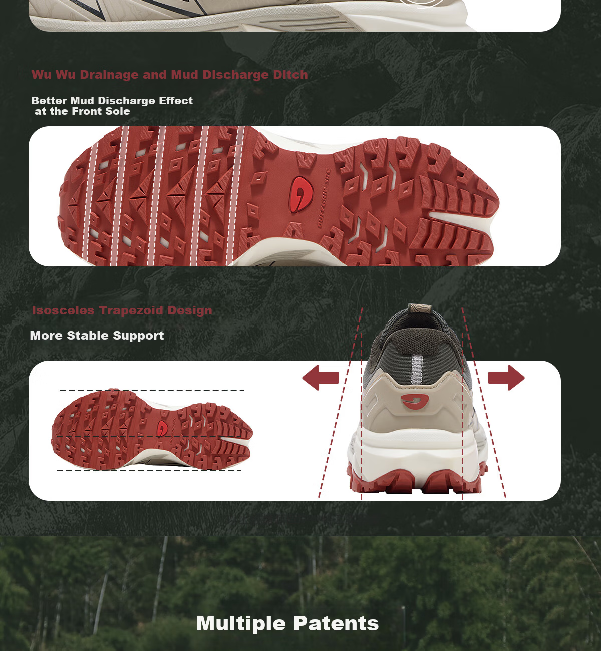 Huwaitegong Outdoor Long-Distance Trail Running Shoes for Men And Women, Jingzhe 3 TR-FLY3.0, Not Huang, Size 41 16
