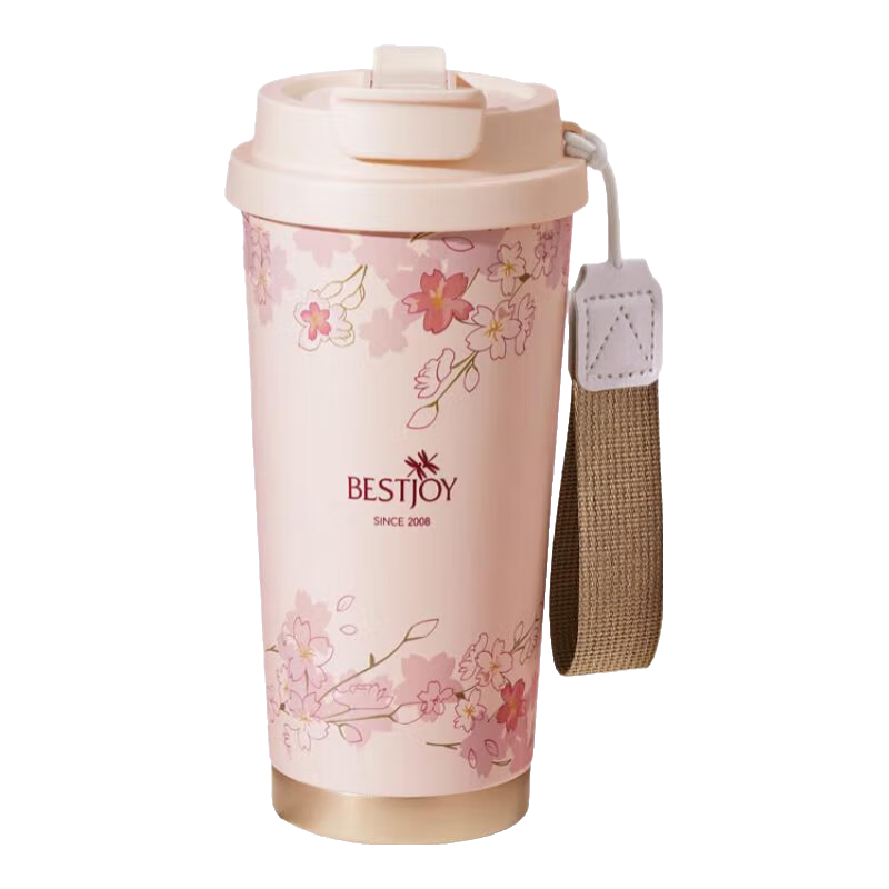 FUGURNG BESTJOY Insulated Mug Coffee Cup 316L Stainless Steel Portable Car Cup for Men And Women, 520ml