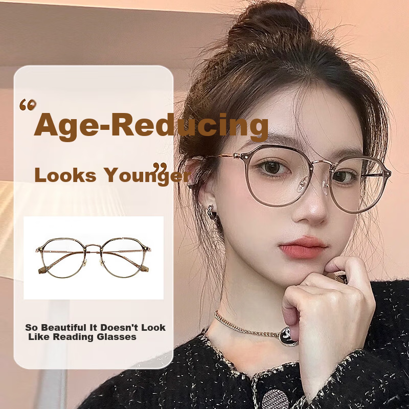 Chuangguo Imported Reading Glasses for Women HD Blue Light Blocking Genuine Auto Focus Multifocal Premium Brand
