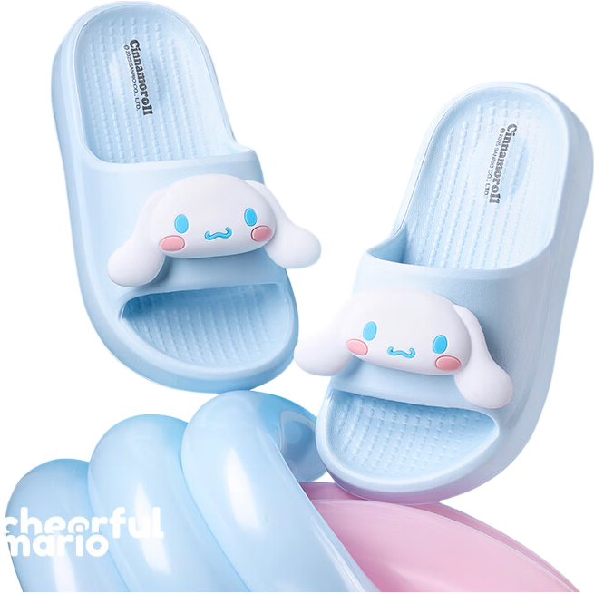 Cheerful Mario Cinnamon Dog Children's Summer Baby Sandals, Summer Boys And Girls Parent-Child Beach Non-Slip Sandals, Infant Soft-Soled Sandals