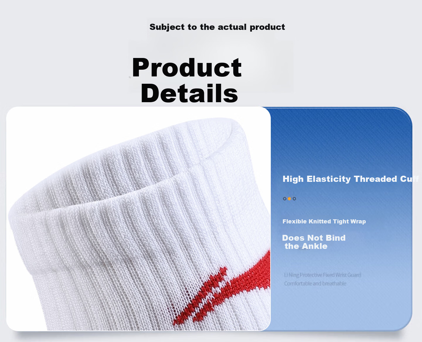 Li-Ning 3 Pairs Short Sports Socks Unisex Running Socks Summer Youth Cotton Sweat-Absorbent Breathable White XL 37