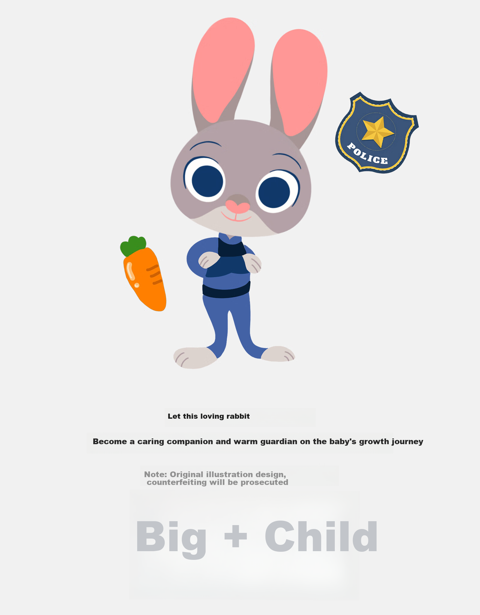 GOWINBABY Girls' School Style Dress 2026 Spring Rabbit Police Officer JK Uniform Skirt New Arrival 12