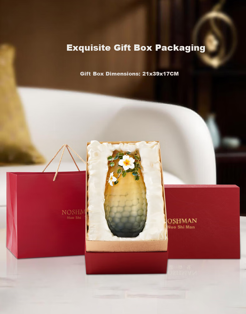 Norsman Luxury Vase Ornament for Living Room Entrance Floral Arrangement Housewarming Gift Valentine's Day 5