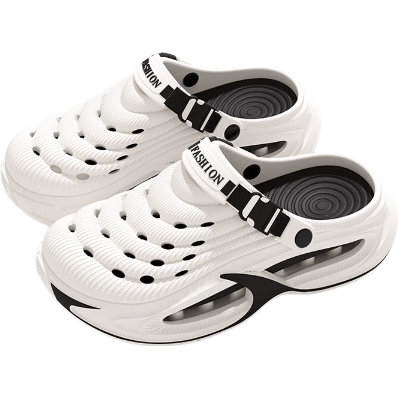YUZHAOLIN Men's Thick-Soled Sports Sandals, Men's Outdoor Non-Slip Beach Slippers