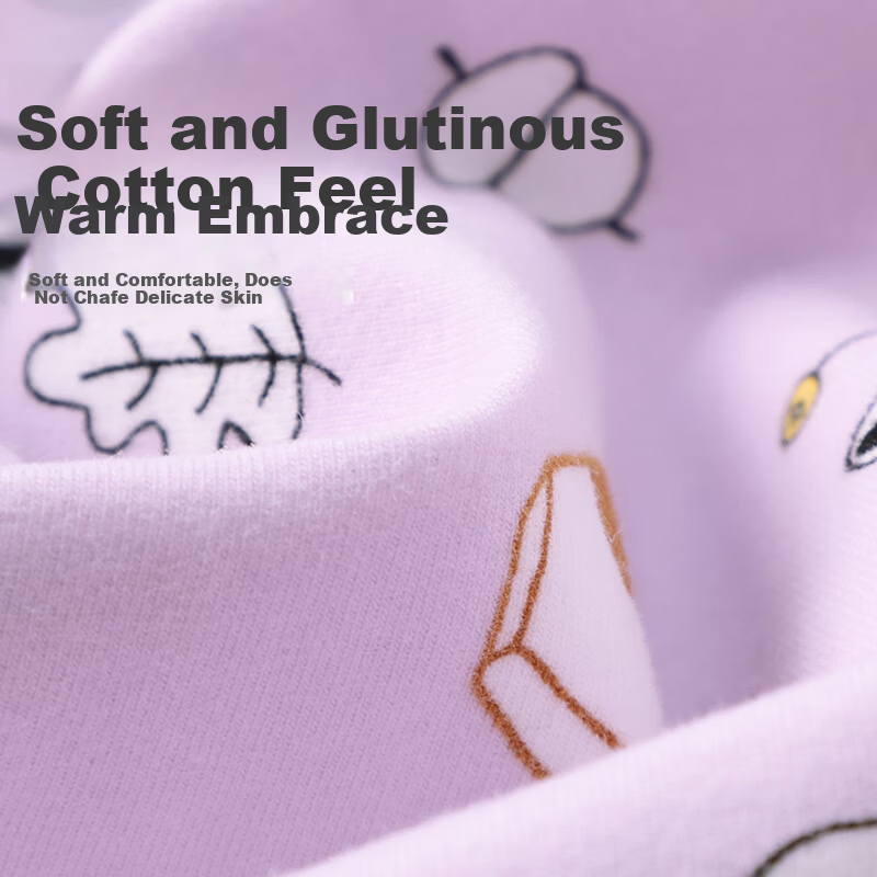 Jiushuibian Cloud Cotton Children's Pajamas Boys and Girls Spring Autumn Class A Long Sleeve Homewear Set Large Kids Cartoon Print Pajamas Pants