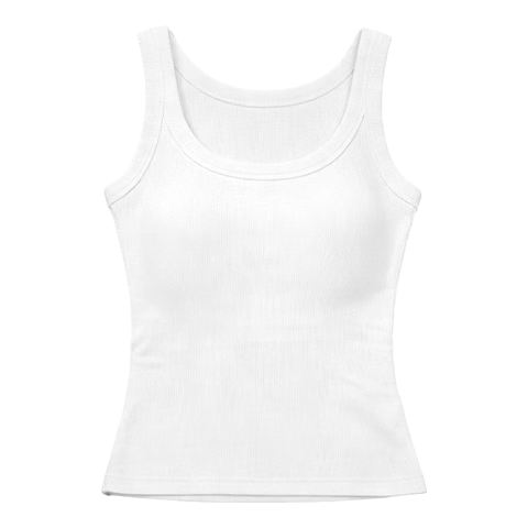 Herbal Original Color Women's Camisole 10A Antibacterial Camellia Fragrance Inner Base U-Neck Back Beauty Summer New Top