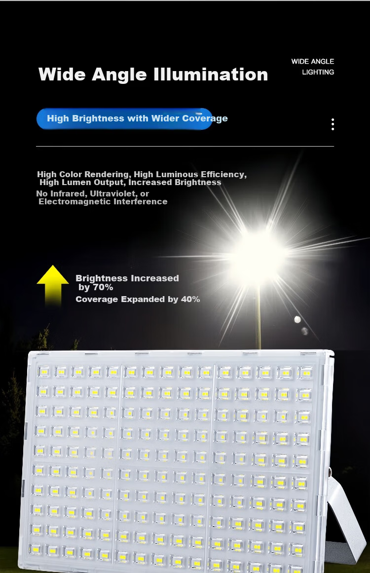 Yunzhizhuo LED Ant Floodlight Outdoor Waterproof High Brightness Factory Workshop Construction Site Warehouse Billboard Stadium Spotlight 50W 3