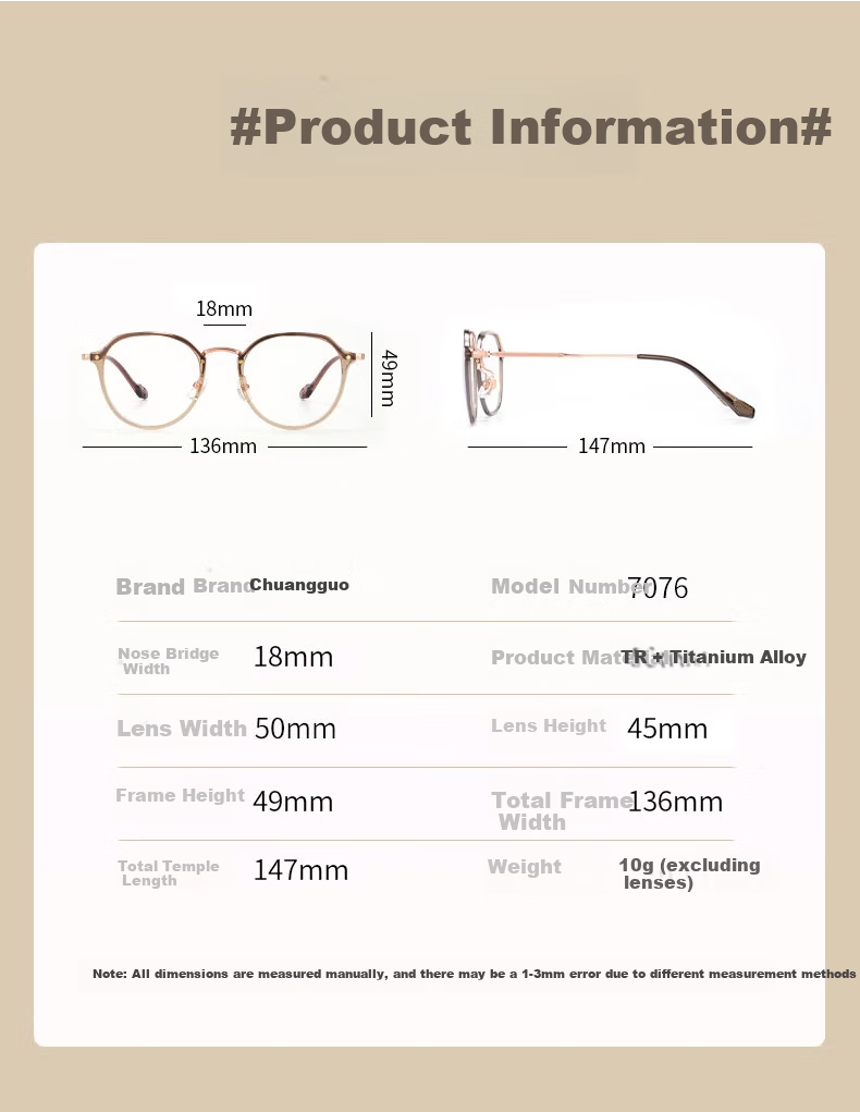 Chuangguo Imported Reading Glasses for Women HD Blue Light Blocking Genuine Auto Focus Multifocal Premium Brand 17