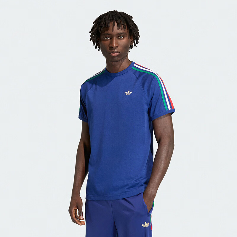 Adidas Originals Men's 3S TEE Short Sleeve T-Shirt KC8641 Blue M