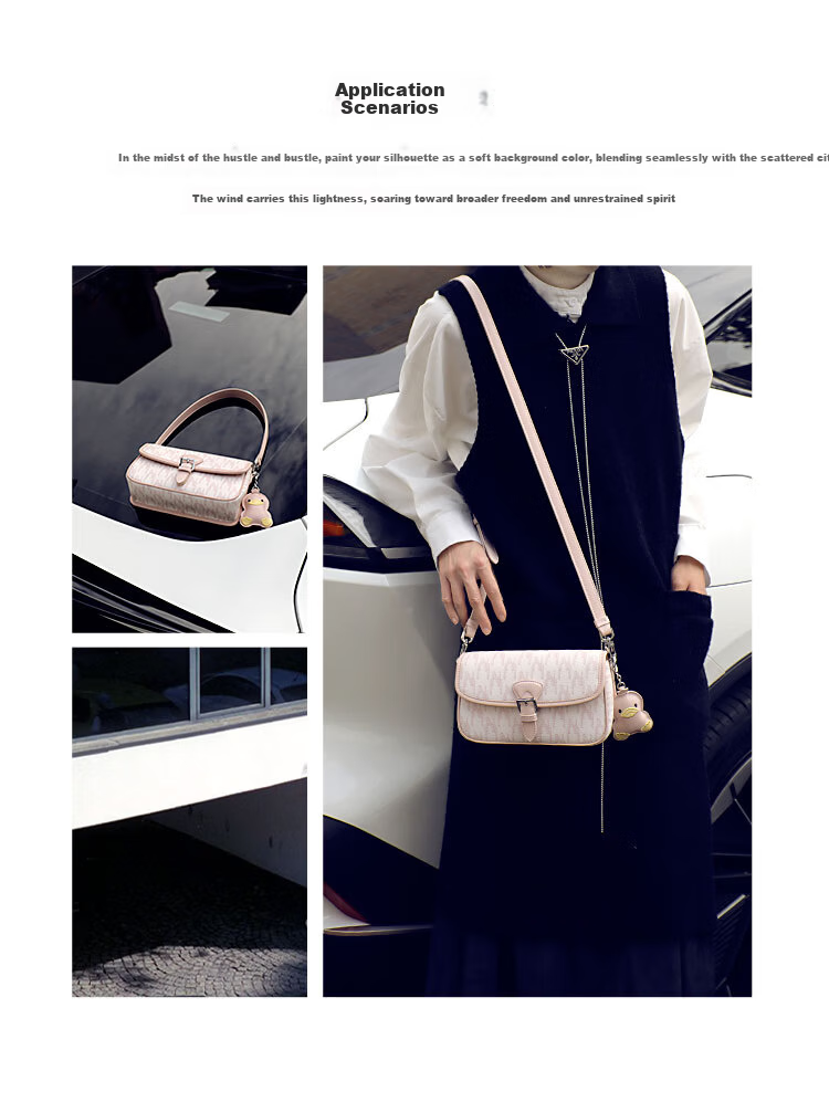 NUCELLE Women's Handbag, 2026 New Light Luxury Niche Small Square Bag, Commuter Shoulder Crossbody Ladies Purse, Birthday Gift for Wome 9