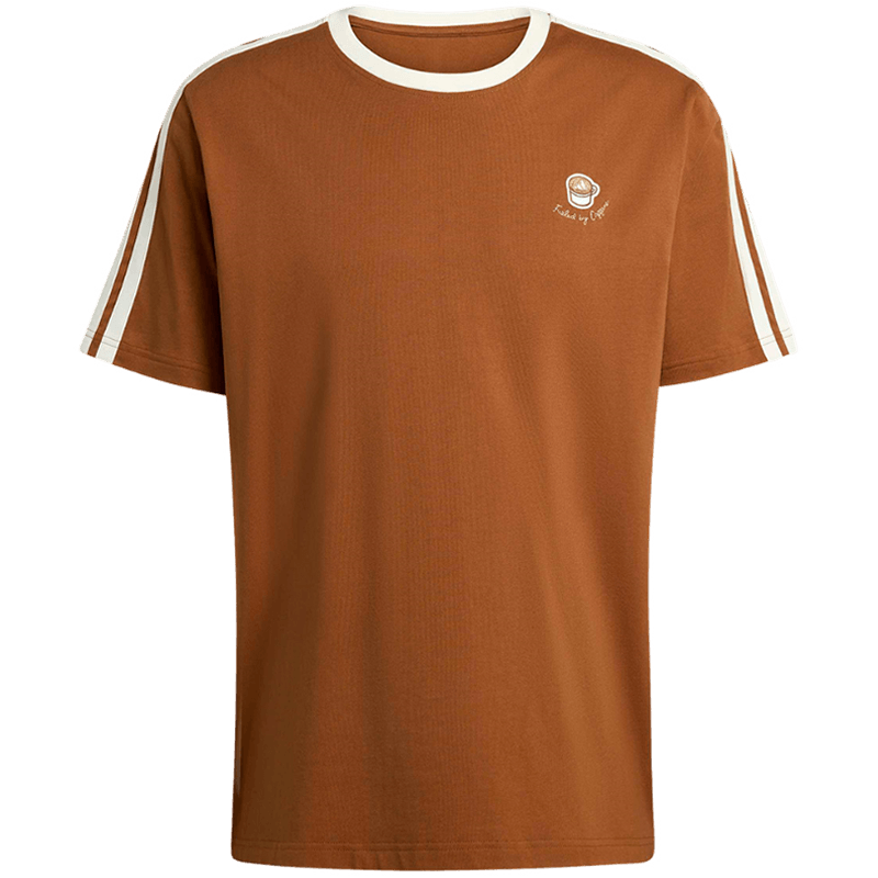 Adidas Sport Style Series Men's M COFFEE CUP T Short Sleeve T-Shirt JZ5070 Bronze 2XL