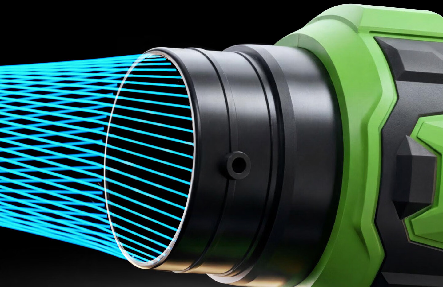 GREENER High-Power Turbo Fan Blower Dual-Use Blower and Vacuum Cleaner Car Wash Lithium Battery Blower 7.5Ah 8