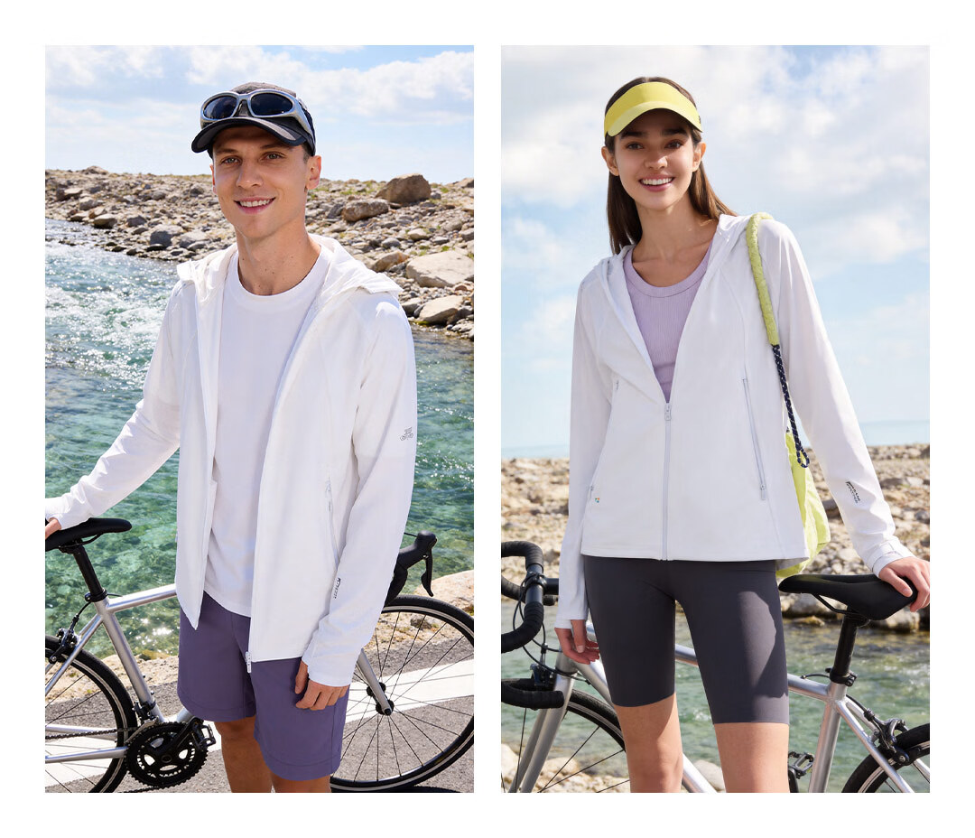 SUPIELD Full Spectrum Patent Sun Protection Cooling Raglan UV Protection Jacket for Men and Women Summer Tranquil Black M 25