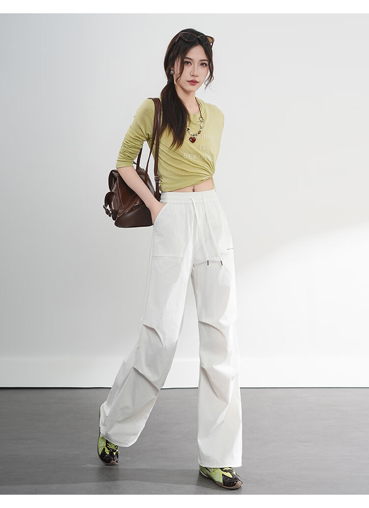Free Style Women's Cargo Pants Summer Thin 2026 New High Waist Slim Waterproof Quick-Dry Outdoor Paratrooper Hiking Tactical Pants 23