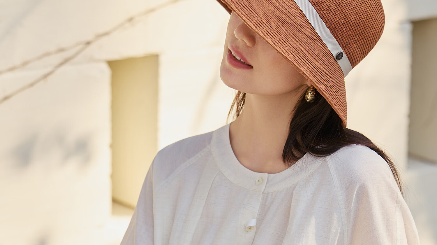 Siggi Cotton-Linen Sun Hat for Women Summer UV Protection Foldable Japanese Style Small Face Fisherman Hat Outdoor 21