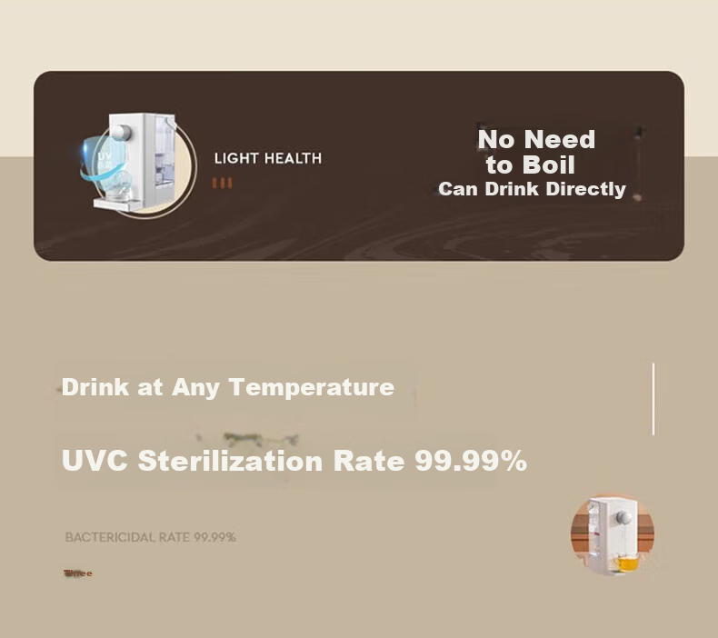 Beisi Home Desktop Instant Hot and Cold Water Purifier All-in-One UV Sterilization Direct Drinking Machine No Installation WD23BCW with 7 Filters Magnesium Ion A2 7