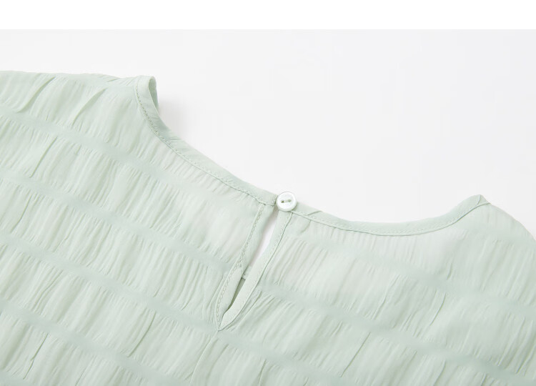 Demana "Ephemeral Dream" Summer Elegant Round Neck Raglan Batwing Sleeve Loose Slim Fit Petite Shirt for Women Premium Feel 17