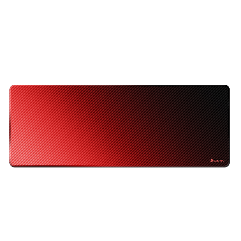 Dareu Gaming Esports Mouse Pad FPS Smooth Thickened Sweat-Resistant Wear-Resistant Small Medium Delta Desk Mat Micro Velvet 800x300x3 Carbon Fiber - Red
