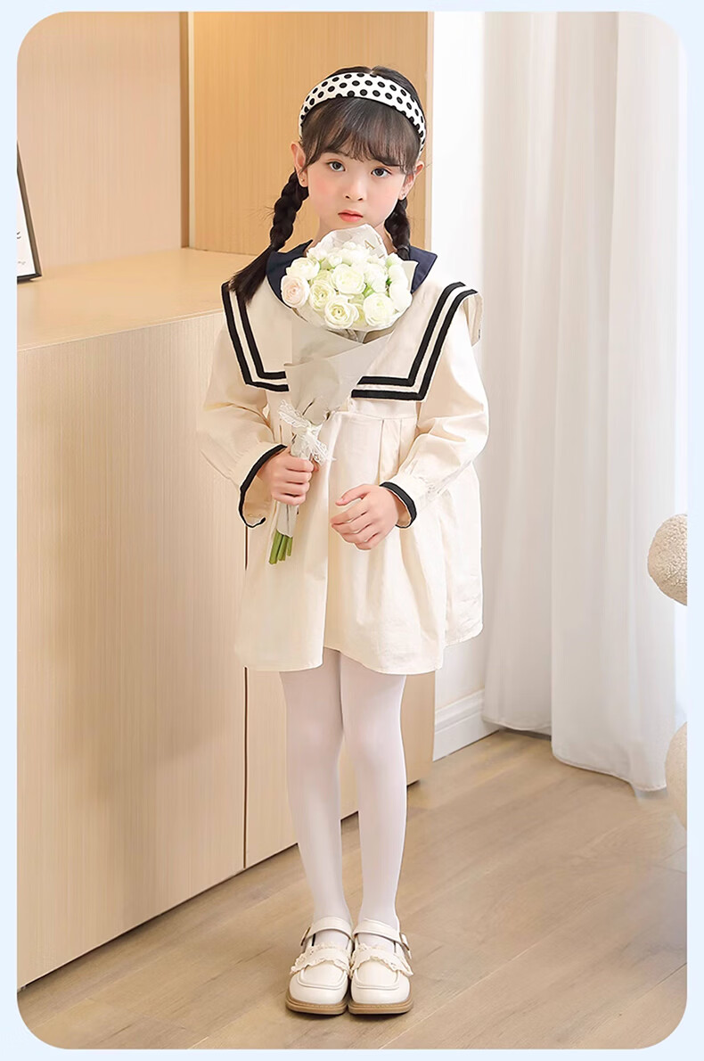 Langsha Children's Dance Tights, Summer Ultra-Thin Style, Girls' Stockings for Practice, Leggings, Spring And Autumn Pantyhose, White 14