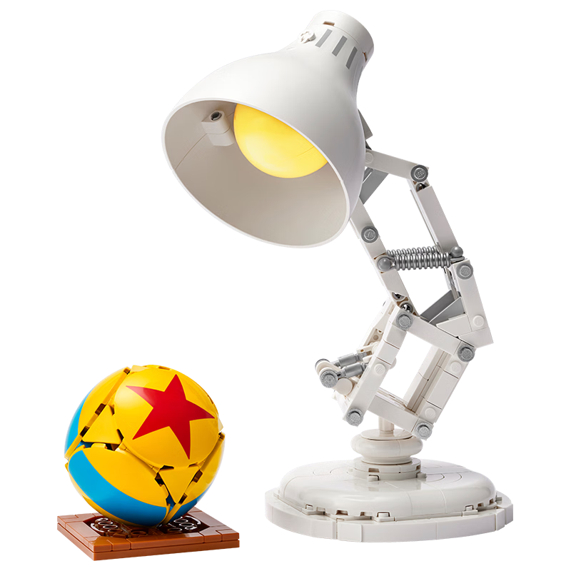 LEGO Building Blocks 21357 Disney Pixar Mini Desk Lamp Kids Boys Girls Toy Children's Day Gift Decorative Ornament