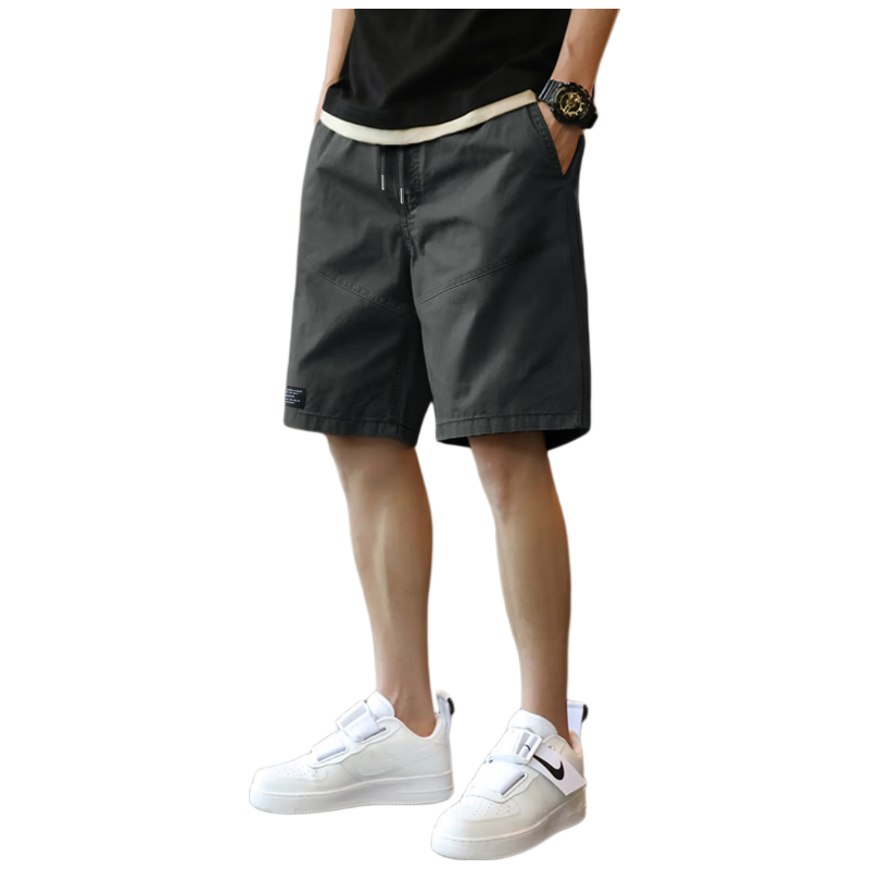 Langsha 2026 Summer New Men's Casual Shorts Loose Lightweight Versatile American Retro Style