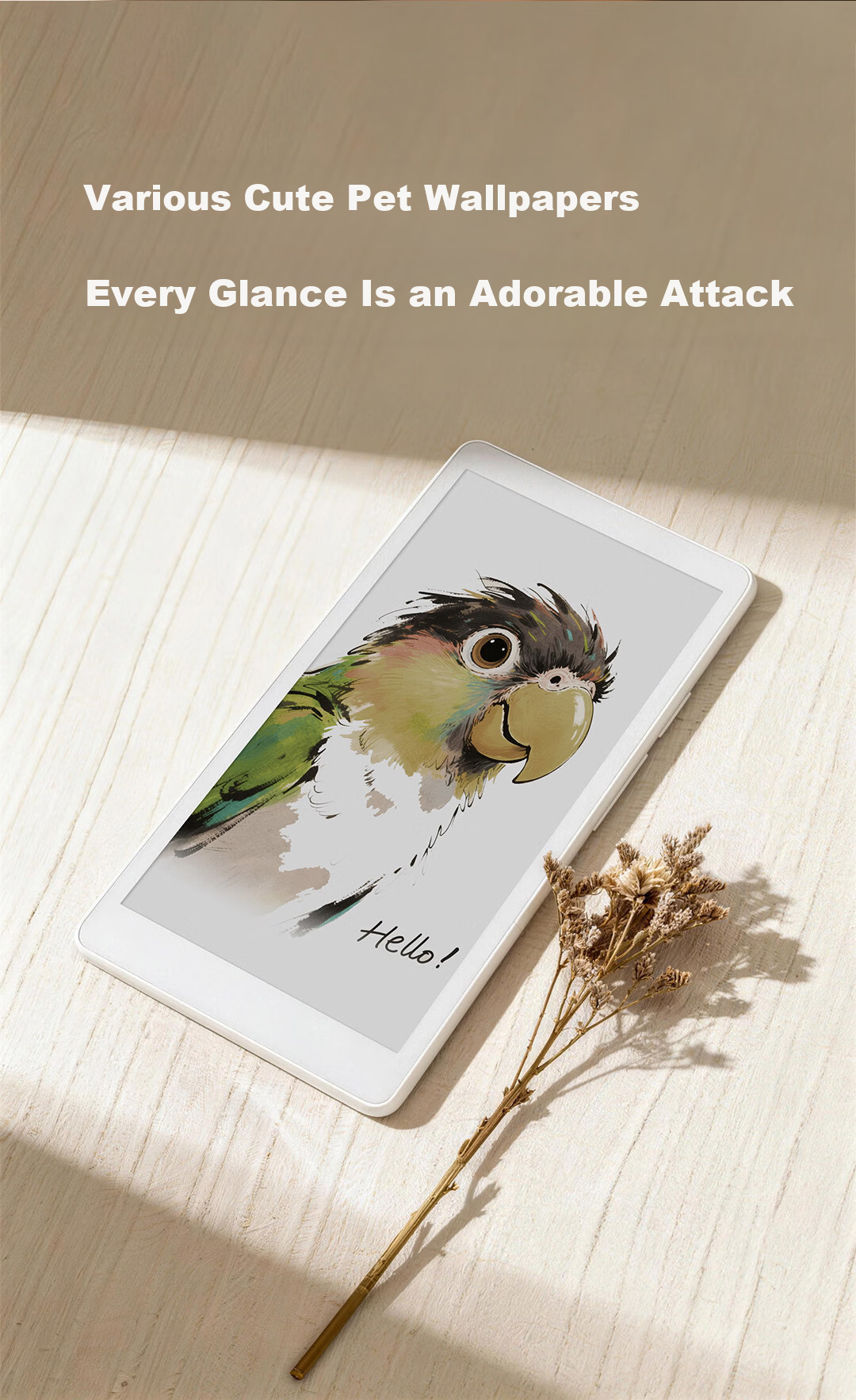 Moaan e-ink Book Ultra [New Release] 6.13-inch Color E-Reader E-Ink Screen Lightweight Portable Pocket Commuter 6+64GB Brown Jade 8