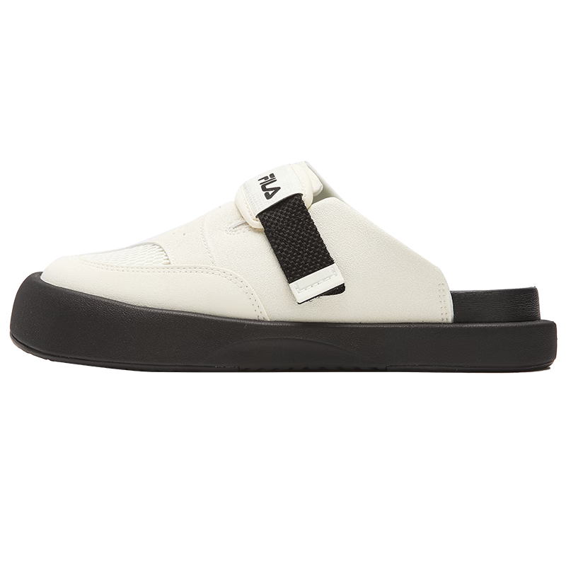 FILA Official Women's SMILA Sandals 2026 Summer Comfortable Birkenstock Style Slide Sandals Commuter Versatile Cool Slippers