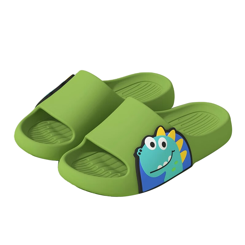 XGGC Kids Boys Summer Indoor Non-Slip Dinosaur Cartoon Family Slippers Girls Pink Size 28-29