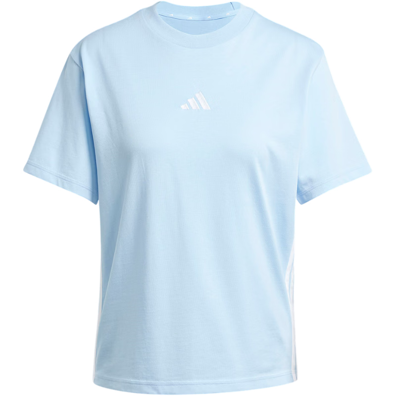 Adidas Women's Sportswear Series W 3S SJ T Short-Sleeve T-Shirt, JE1227, Blue, Size S