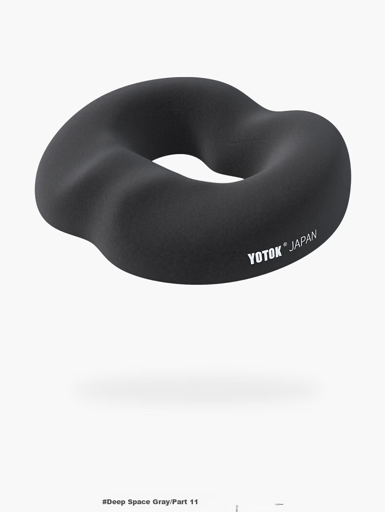 YOTOK Japan Authentic Hemorrhoid Cushion Post-Surgery Office Seat Cushion for Long Sitting Pain Relief Tailbone Injury 13