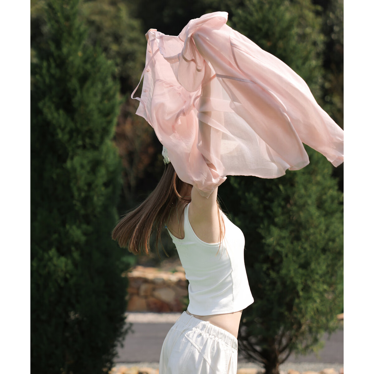 TonLion 2026 New Summer Women's Hooded Short Pink Early Spring Korean Style Unique Youthful Lightweight Jacket