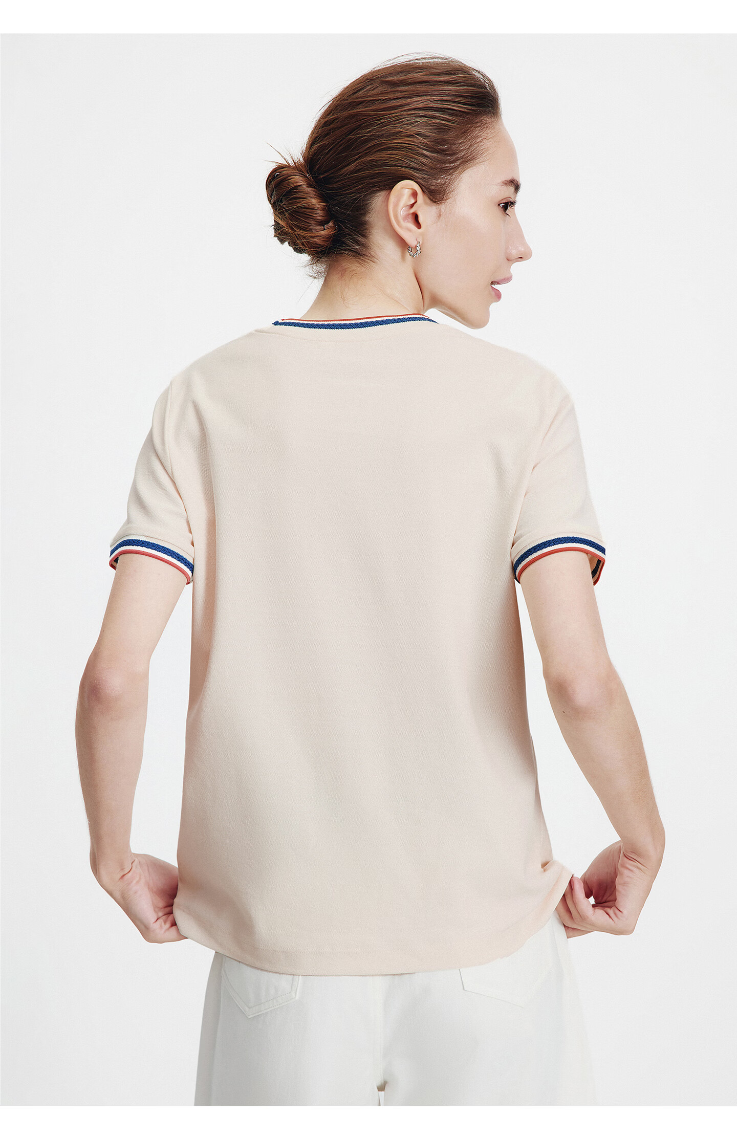 Navigare Small Sailboat Antibacterial Short Sleeve T-Shirt for Women 2026 New Mosquito-Repellent Commuter Casual Crew Neck Top 2325506501 13