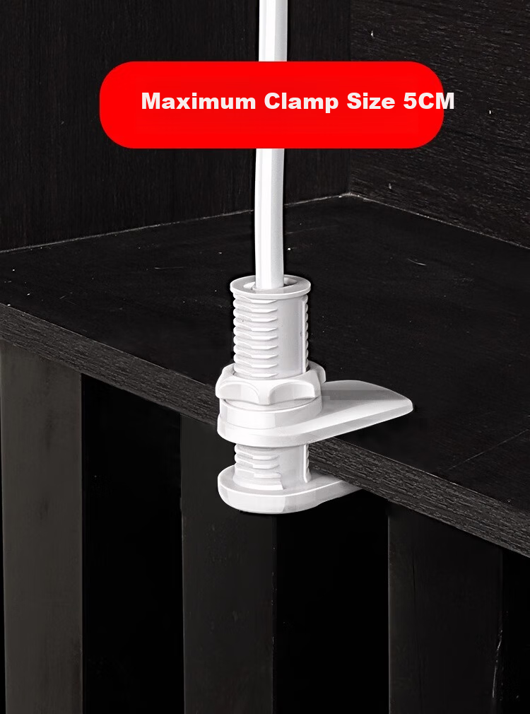 Liantuo Camera Bracket No-Drill Mount Compatible with Xiaomi 360 Huawei Haique Ezviz TP-LINK White Surveillance Stand Wall Mount 6