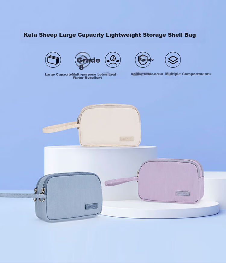 KALA·Y Travel Makeup Bag Portable Multifunctional Storage Bag Large Capacity Business Trip Water-Resistant Toiletry Bag Elephant Gray 1L 1
