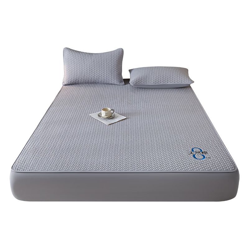 MUJI Class A Xinjiang Cotton Fitted Sheet Single Piece Full Cotton Quilted Mattress Protector Cover 180*200cm
