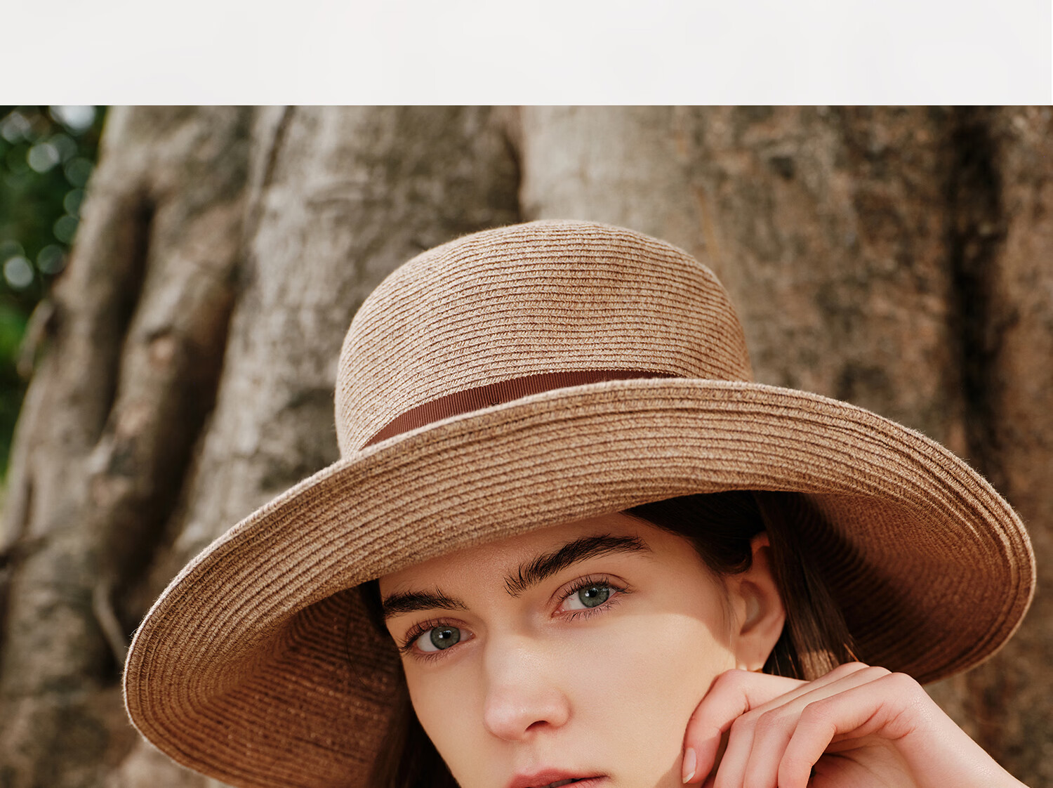 FANCET Women's Sun Hat Spring Summer Cotton Linen Blend Breathable French Style Wide Brim Bucket Hat UV Protection Sunshade Hat for Travel 22