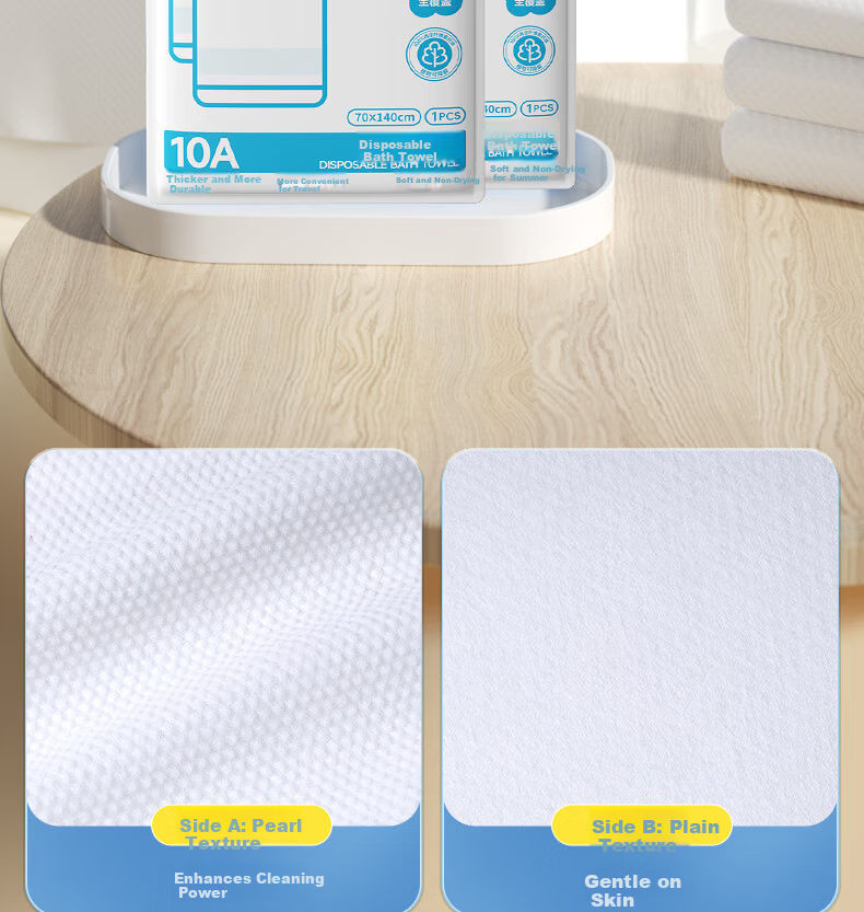 Junri Disposable Compressed Facial Towels, Large Thick Portable Cleansing Towels, Individually Packaged, 20 Pieces, Travel Supplies 16