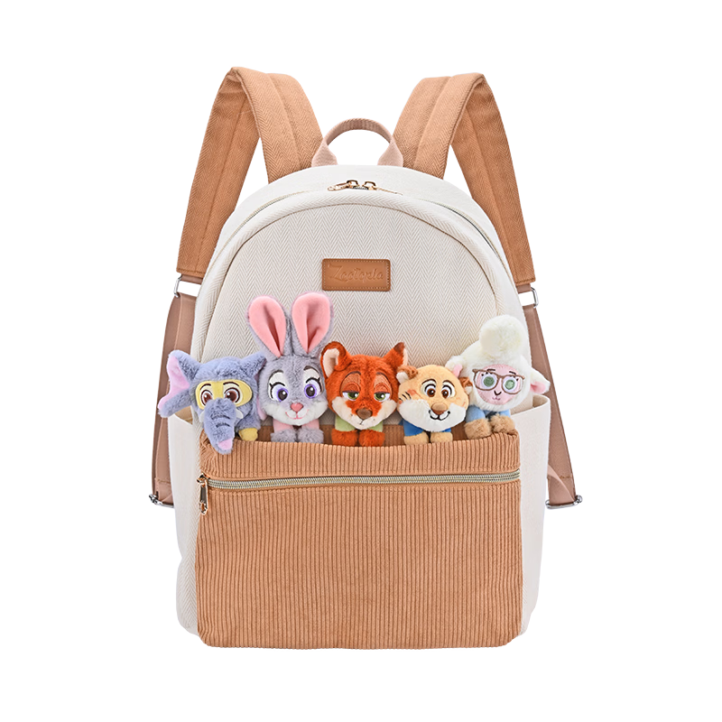 Disney Zootopia Plush Backpack Large Capacity Judy Double Shoulder School Bag Girls Birthday Children's Day Gift