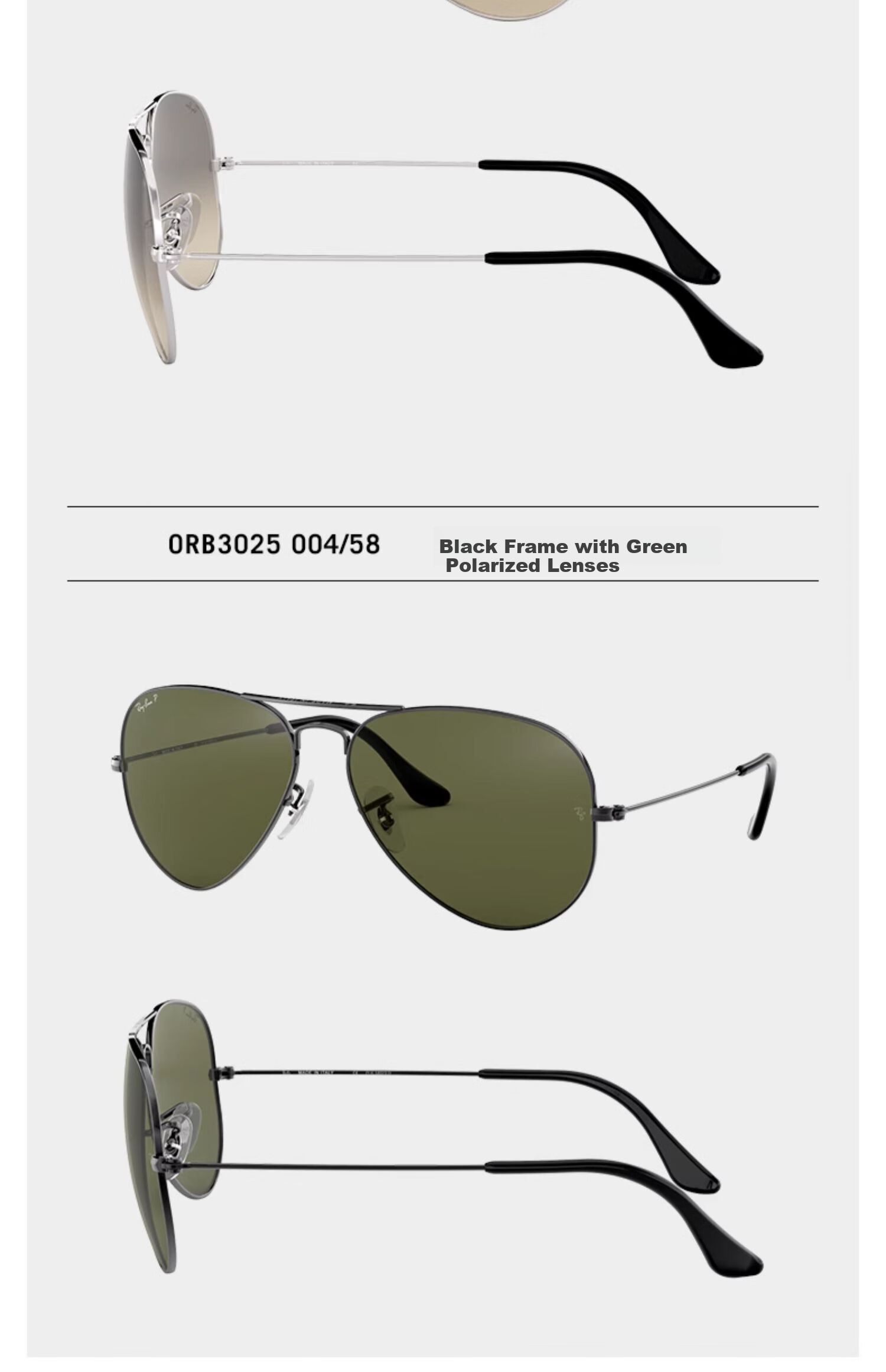 Ray-Ban Classic Aviator Series Sunglasses Driving Cycling Outdoor Glasses Unisex 0RB3025 Gift 16