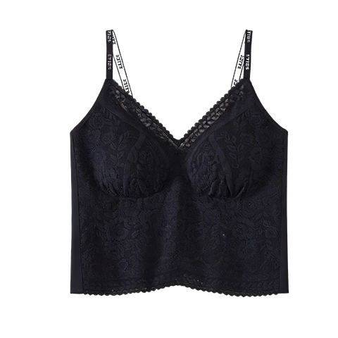 Herbal Original Color Lace Trim Camisole with Built-in Bra Pad, French Style, 2026 New Women's Vest Top, Bra-Free, Wearable Outerwear